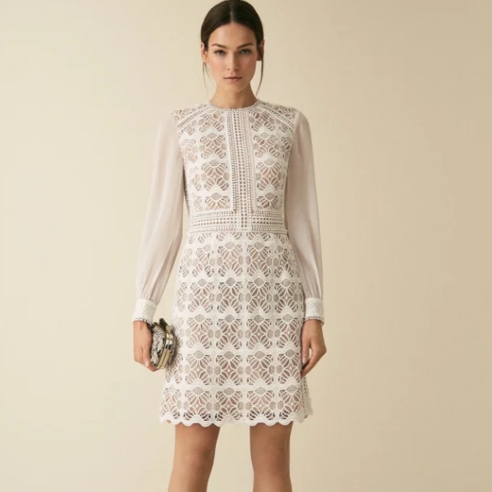 Reiss Aria lace dress